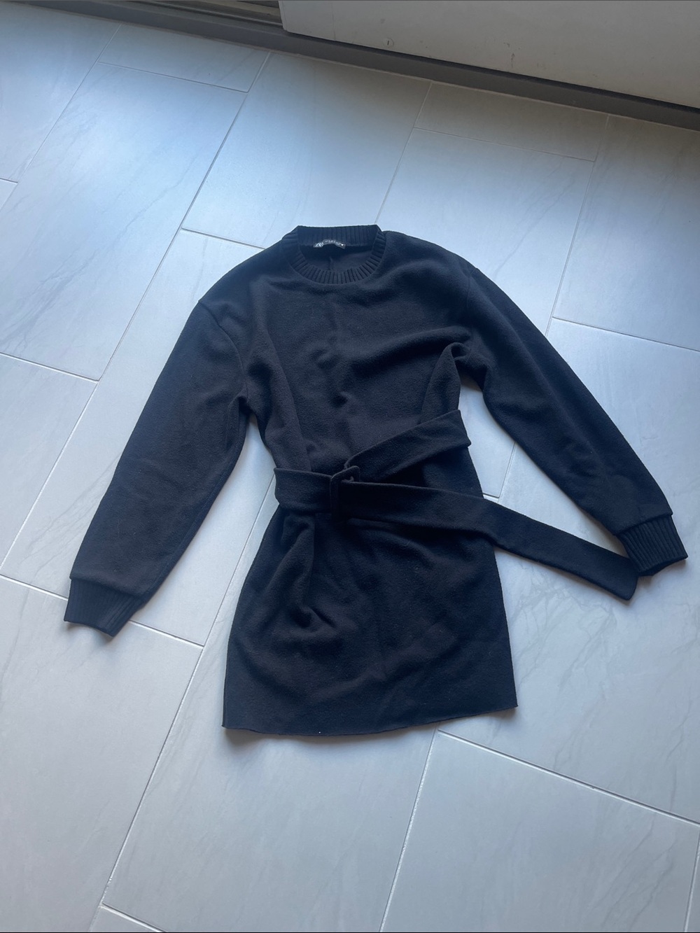 ZARA  Belted Knit Dress - Women's